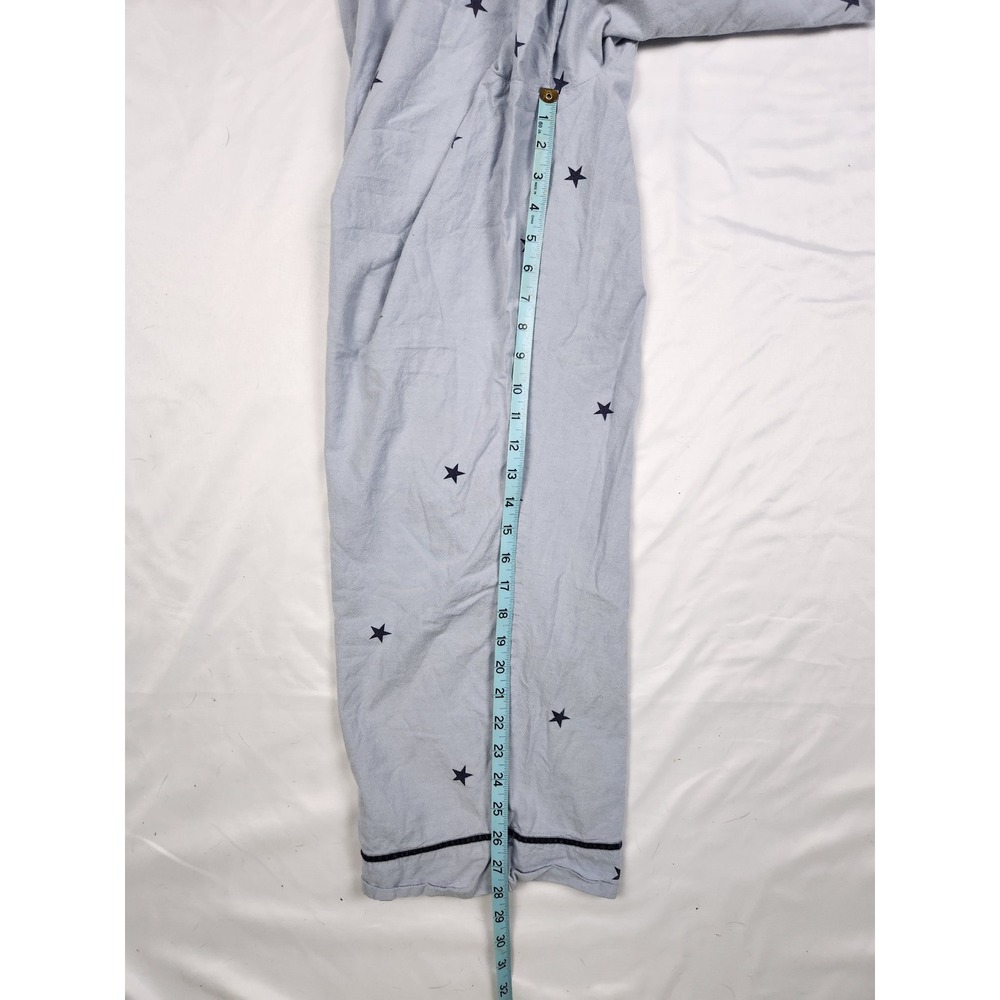 Aerie X-Large Blue Star Pajama Pants Velvet Waist‎ Drawstring - Picture 6 of 10